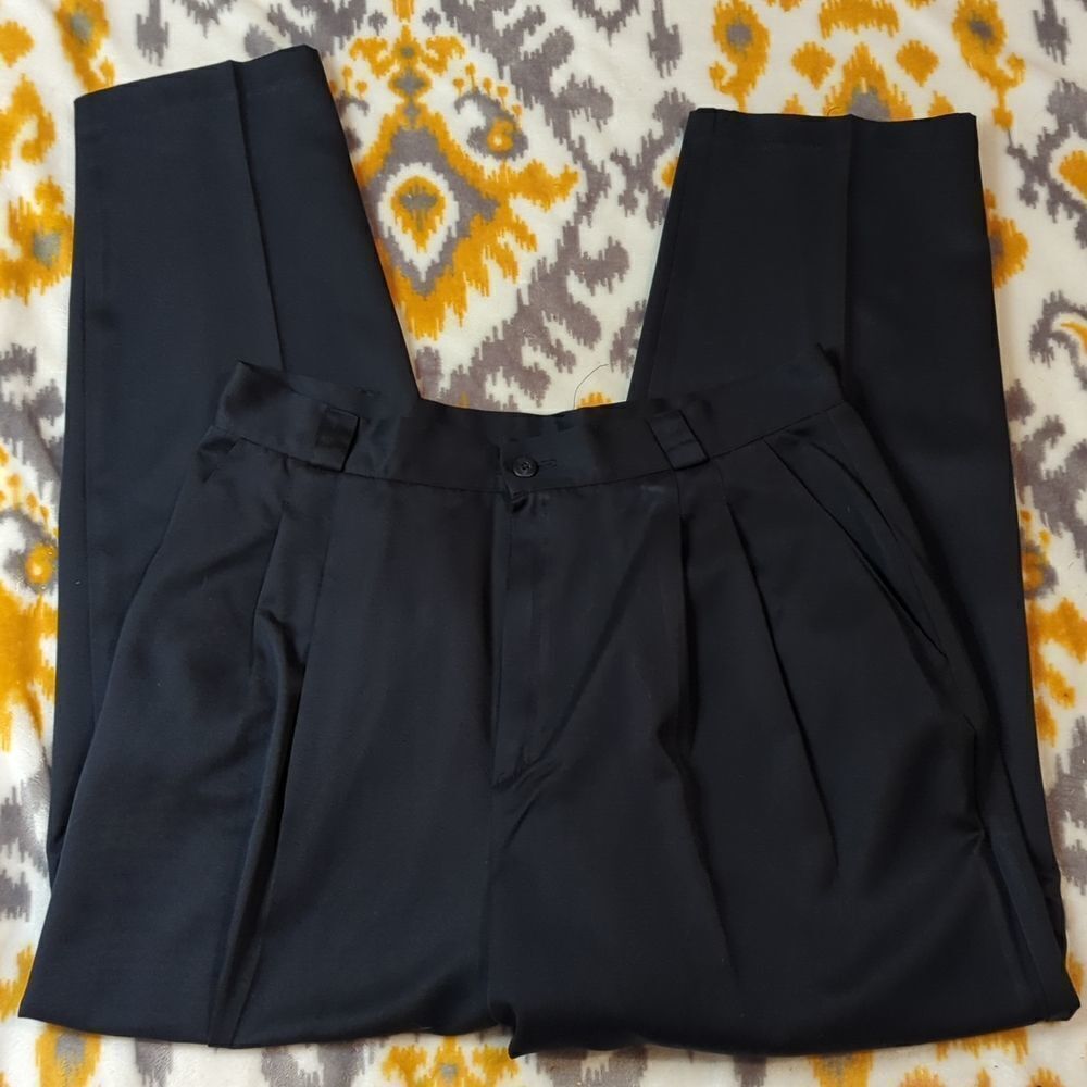 PETITE 14 black slacks fundamental things